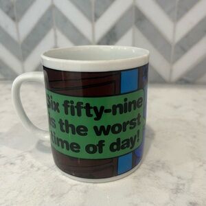 Peanuts Mug United Feature Syndicate Snoopy Charlie Brown 1950 1958 Sleeping Cup